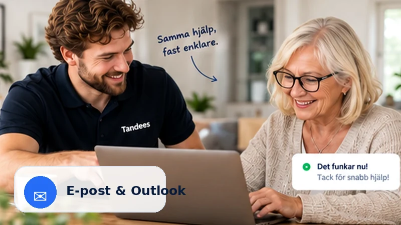 E-post och Outlook support